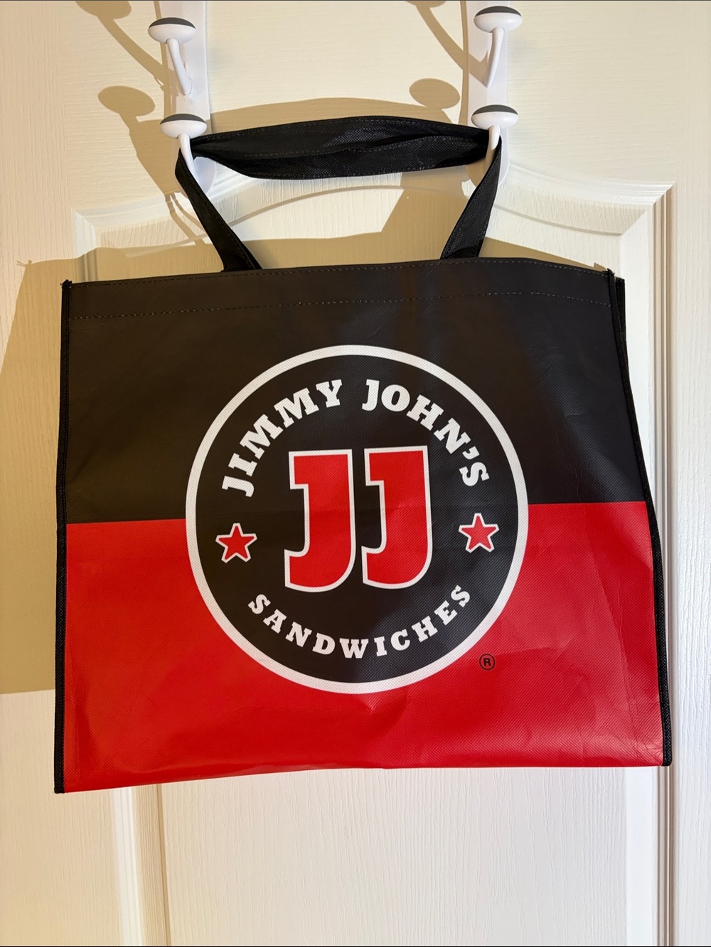 Jimmy John’s Red & Black Reusable Tote Bag